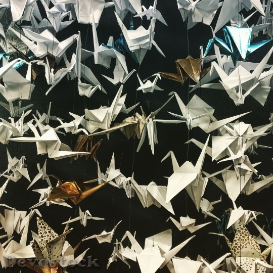 Devostock Peace Cranes Origami Paper