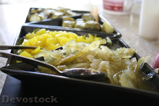 Devostock Pickles Tray Thanksgiving Dinner