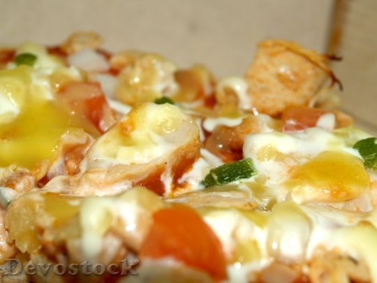 Devostock Pizza Pepperoni Slice Sliced 1