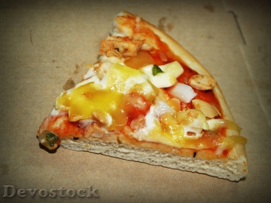 Devostock Pizza Slice Pepperoni White 2