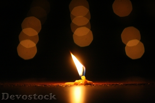 Devostock Power Light Candle Meditation