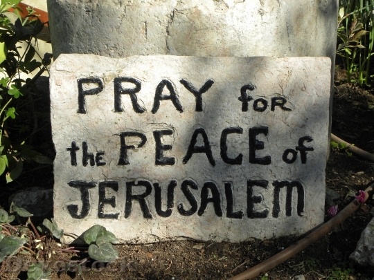 Devostock Pray Peace Israel Jerusalem
