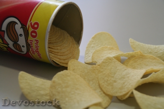 Devostock Pringles Chips Snack Junk