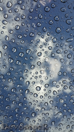 Devostock Rain Drops Water Drops