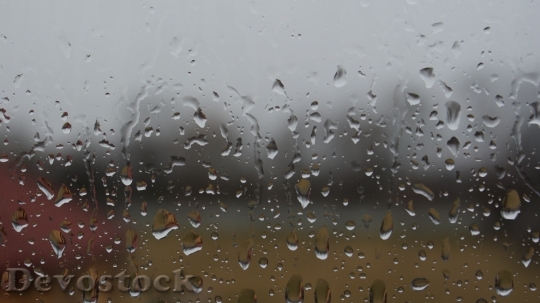 Devostock Rain Pane Window Drop