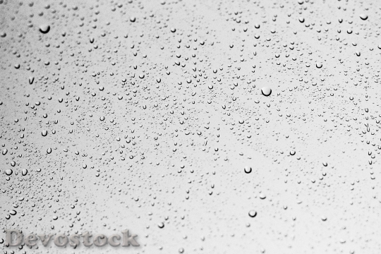 Devostock Rain Wet Water Window