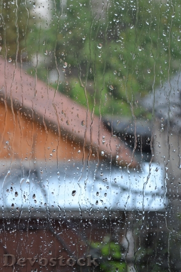 Devostock Rain Window Wet Weather 0