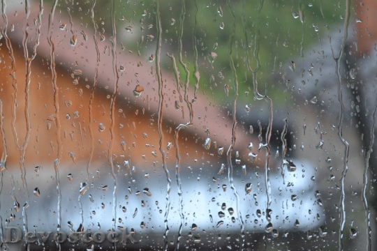 Devostock Rain Window Wet Weather 1
