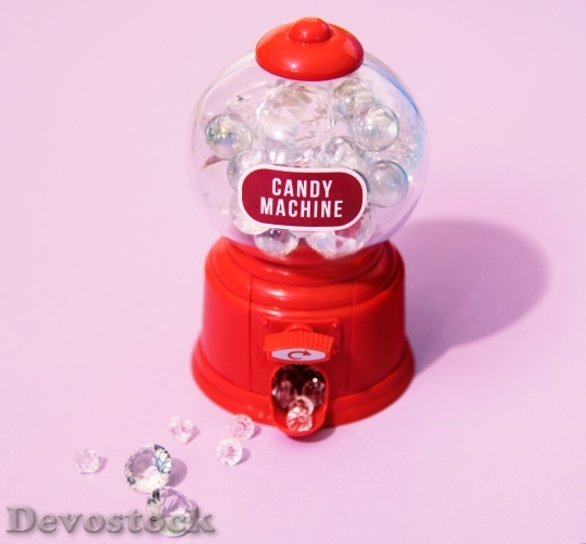 Devostock Red Glass Candy 12679