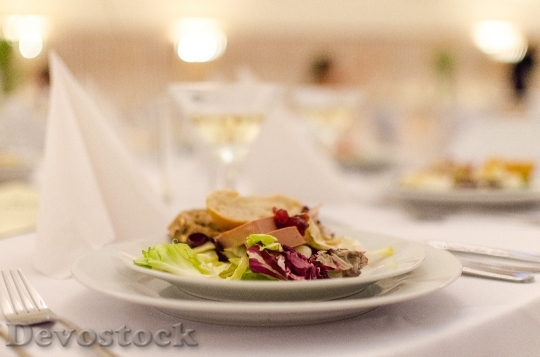 Devostock Restaurant Party Dinner 30659 4K