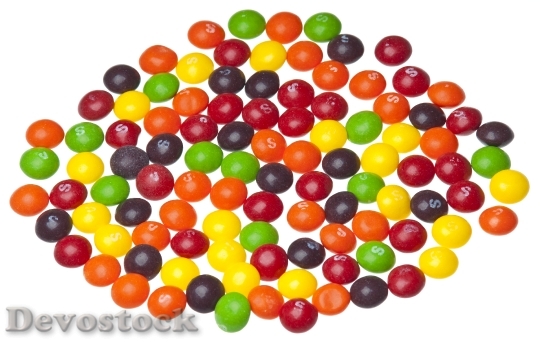 Devostock Skittles Candy Colorful Snack