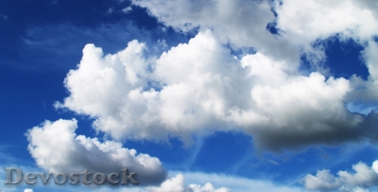 Devostock Sky Cloud Blue Background 11