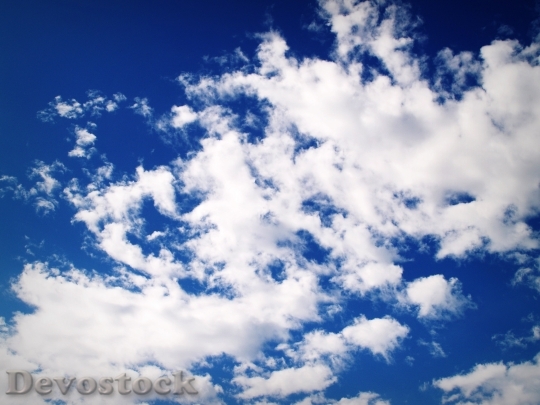 Devostock Sky Cloud Blue Background 9