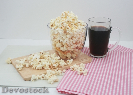 Devostock Snack Popcorn Cola Corn 0