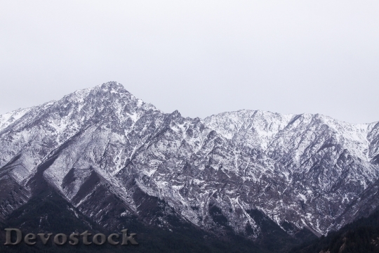 Devostock Snow Landscape Mountains 506