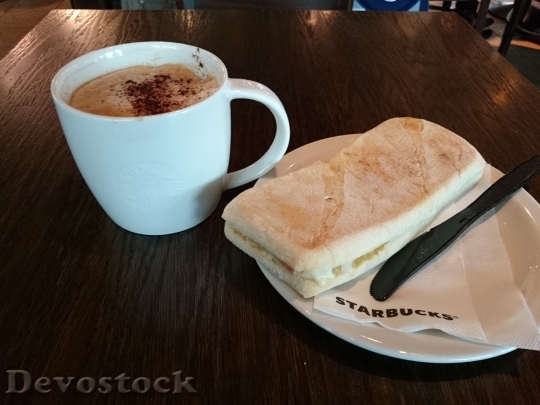 Devostock Starbucks Coffee Sandwich 521687
