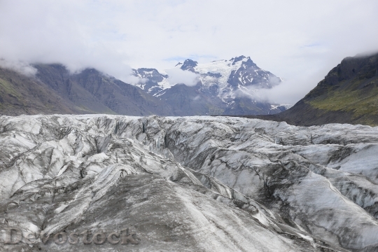Devostock The Glacier Mountains Ice