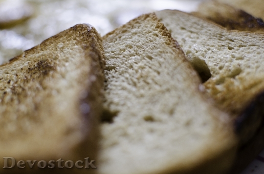 Devostock Toast Bread Food Toasted