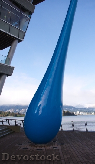 Devostock Vancouver Canada Drop Sculpture