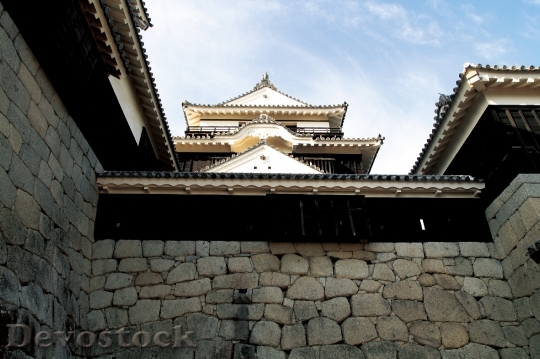 Devostock Wall Temple Matsuyama Shikoku