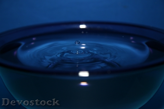 Devostock Water Drop Splash Glass