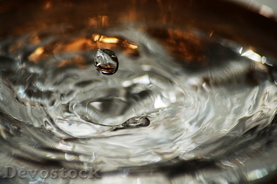Devostock Water Drop Waterdrop Macro 1
