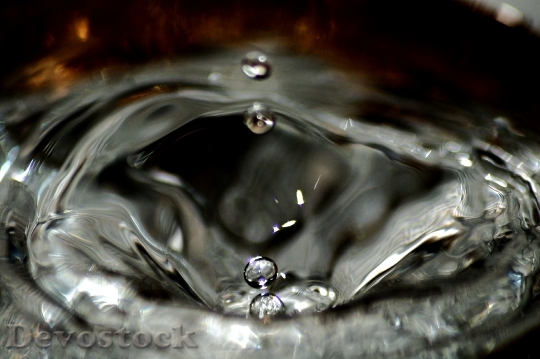 Devostock Water Drop Waterdrop Macro 2