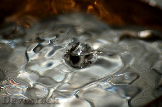 Devostock Water Drop Waterdrop Macro 4