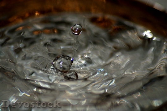 Devostock Water Drop Waterdrop Macro 5