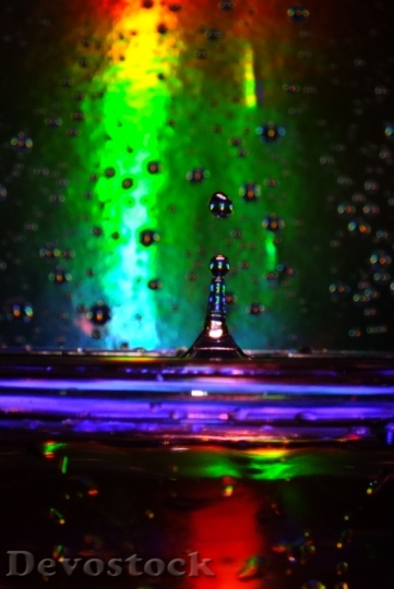 Devostock Water Droplet Art Colour 1