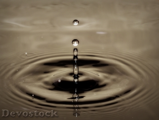 Devostock Water Droplet Art Macro