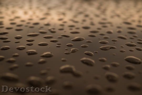 Devostock Water Drops Droplets Rain