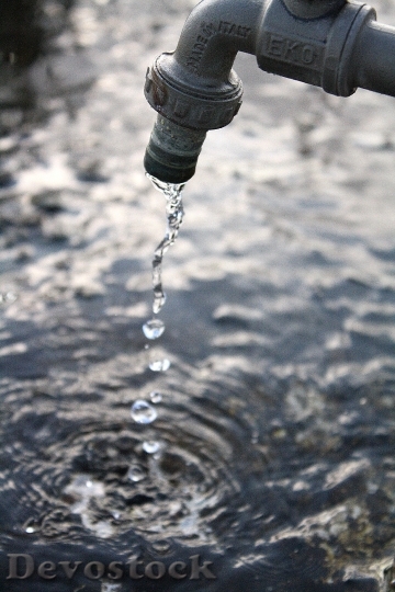 Devostock Water Faucet Drops Drinking