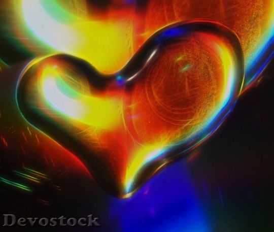 Devostock Water Heart Spectrum Droplet