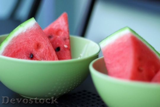 Devostock Watermelon Melon Fruit Food 1