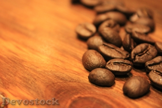 Devostock Wood Grain Coffee Beans