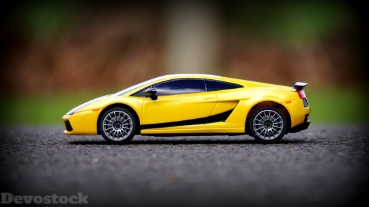 Devostock Yellow Car Sports Car 9753 4K