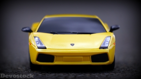 Devostock Yellow Car Toy 955