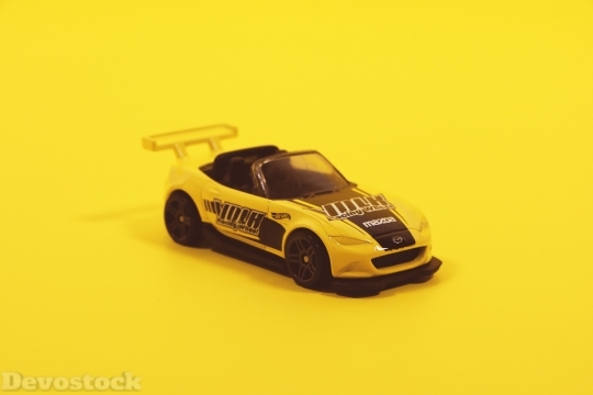 Devostock Yellow Car Toy 9801