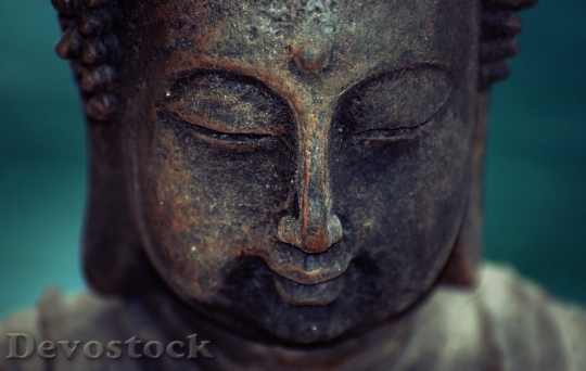 Devostock Zen Buddha Reflection Brightness